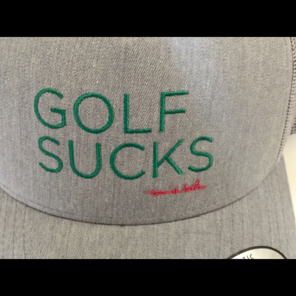 travis mathew golf sucks hat